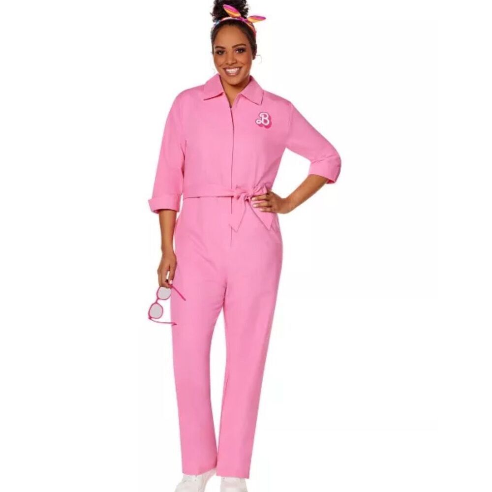 Barbie Pink Power Jumpsuit - Barbie the Movie Size Large